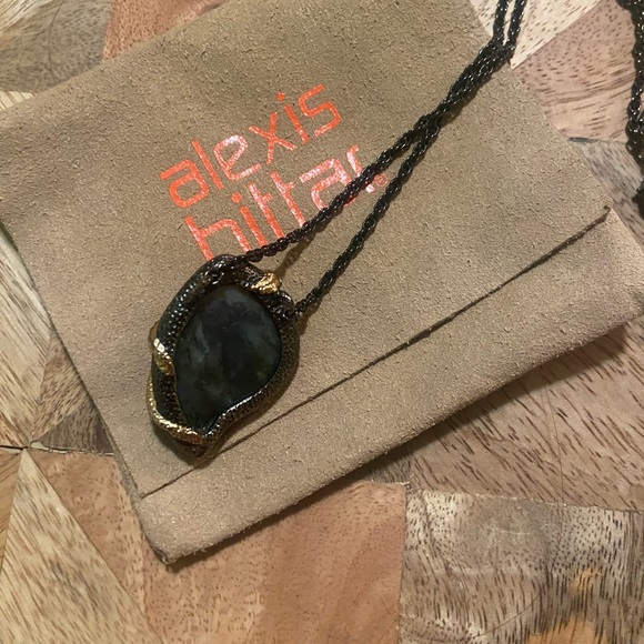 Alexis Bittar adjustable necklace with pouch - Picture 3 of 4